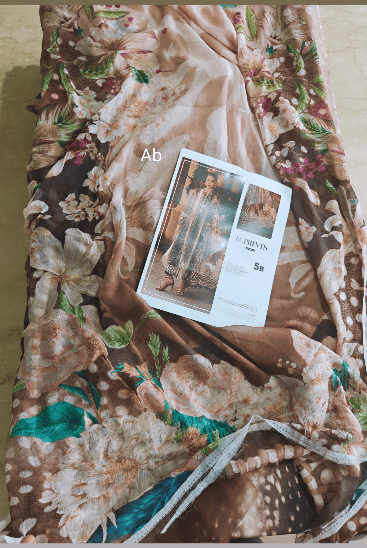 Open Pic/Maria B M Prints/Fall Edit 26/5 B/Cambric/Brown