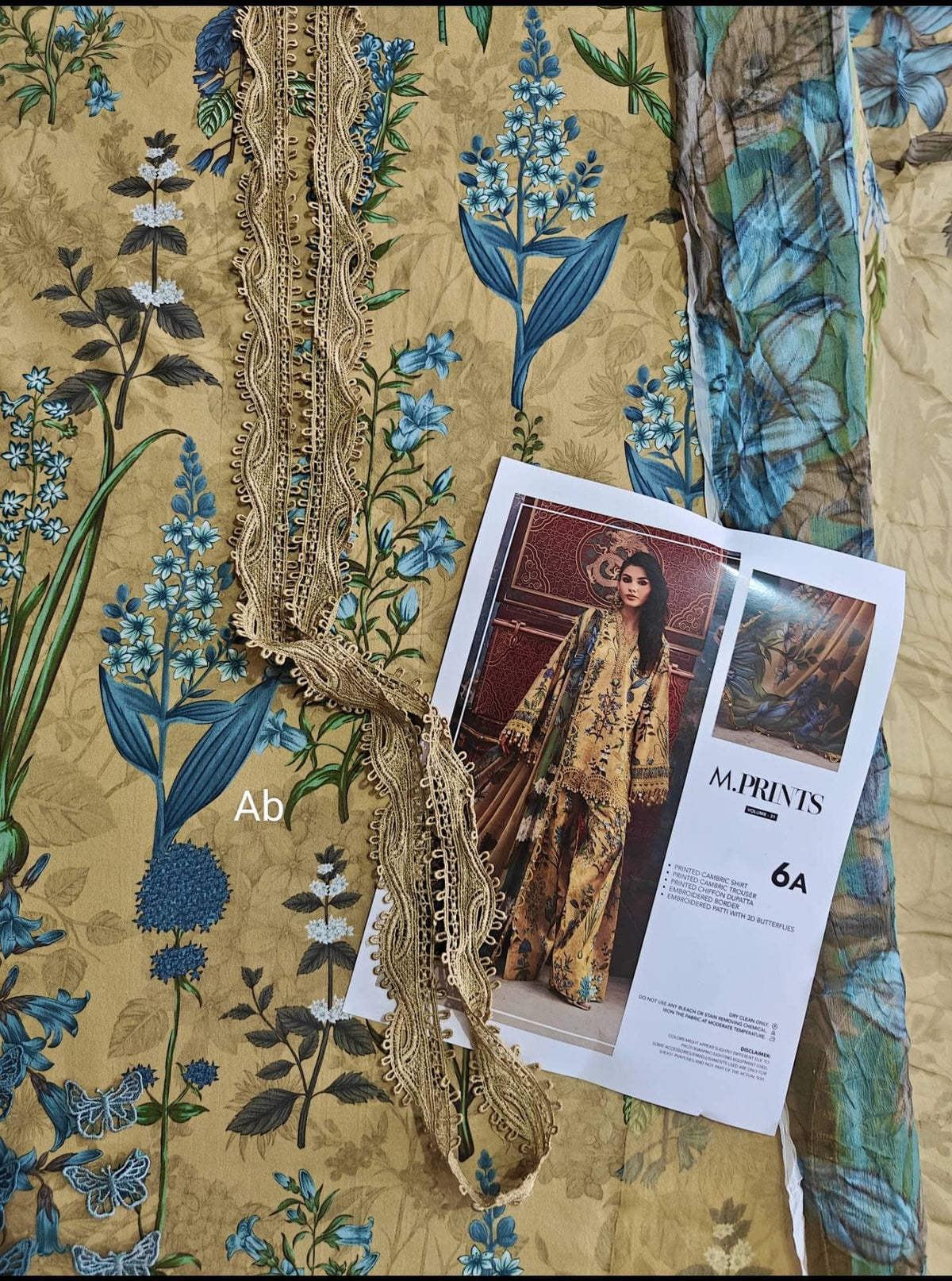 Open Pic/Maria B M Prints/Fall Edit 26/6 A/Cambric/Mustard