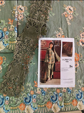 Open Pic/Sale‼️Maria B M Prints/Fall Edit 26/3 A/Cambric/Sage Green