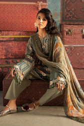 Maria B M Prints/Fall Edit 26/3 A/Cambric/Sage Green