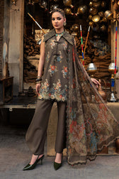 Maria B M Prints/Fall Edit 26/3 B/Cambric/Brown