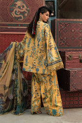 Maria B M Prints/Fall Edit 26/6 A/Cambric/Mustard