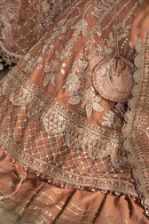 Restocked/Maria B Mbroidered/Crystals Embedded/Ash Pink/BD 2804