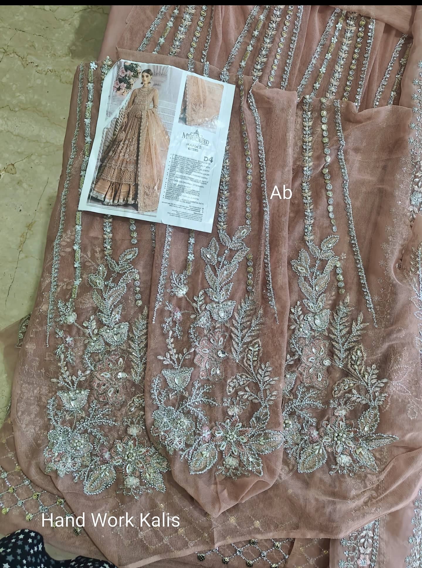 Maria B Mbroidered open pics Open Pic/Maria B Mbroidered/Ash Pink/BD 2804