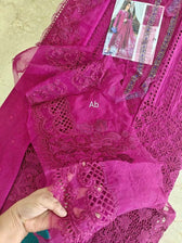 Open Pic/Maria B Luxury Lawn 25/2B/Magenta