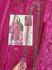 Open Pic/Maria B Luxury Lawn 25/2B/Magenta