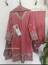 Ready To Wear/Stitched/Maria B Sateen/Size -M