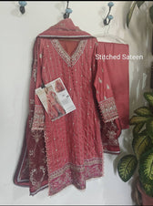 Ready To Wear/Stitched/Maria B Sateen/Size -M