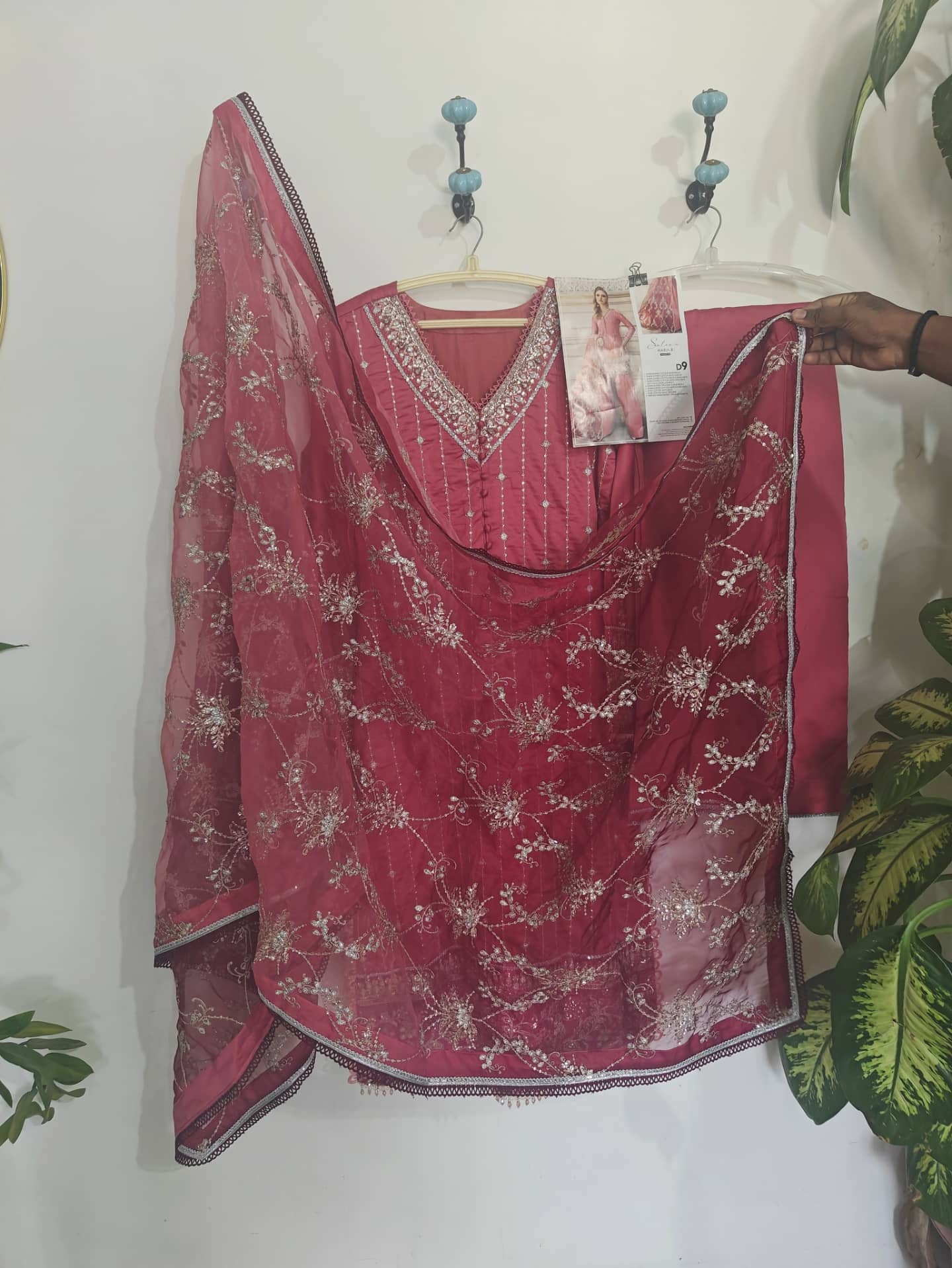 Ready To Wear/Stitched/Maria B Sateen/Size -M