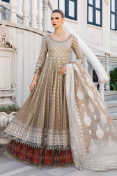 Maria b sateen Chiffon Pakistani Suit Diwali Sale/Maria B Sateen/CST-810