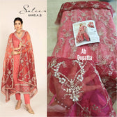 Stitched Look of Unstitched Maria B Sateen/CST-809/Size - S M L XL
