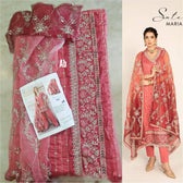Stitched Look of Unstitched Maria B Sateen/CST-809/Size - S M L XL