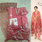 Stitched Look of Unstitched Maria B Sateen/CST-809/Size - S M L XL