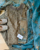 Stitched Look of Unstitched Maria B Sateen 24/CST-808/Size - S M L XL