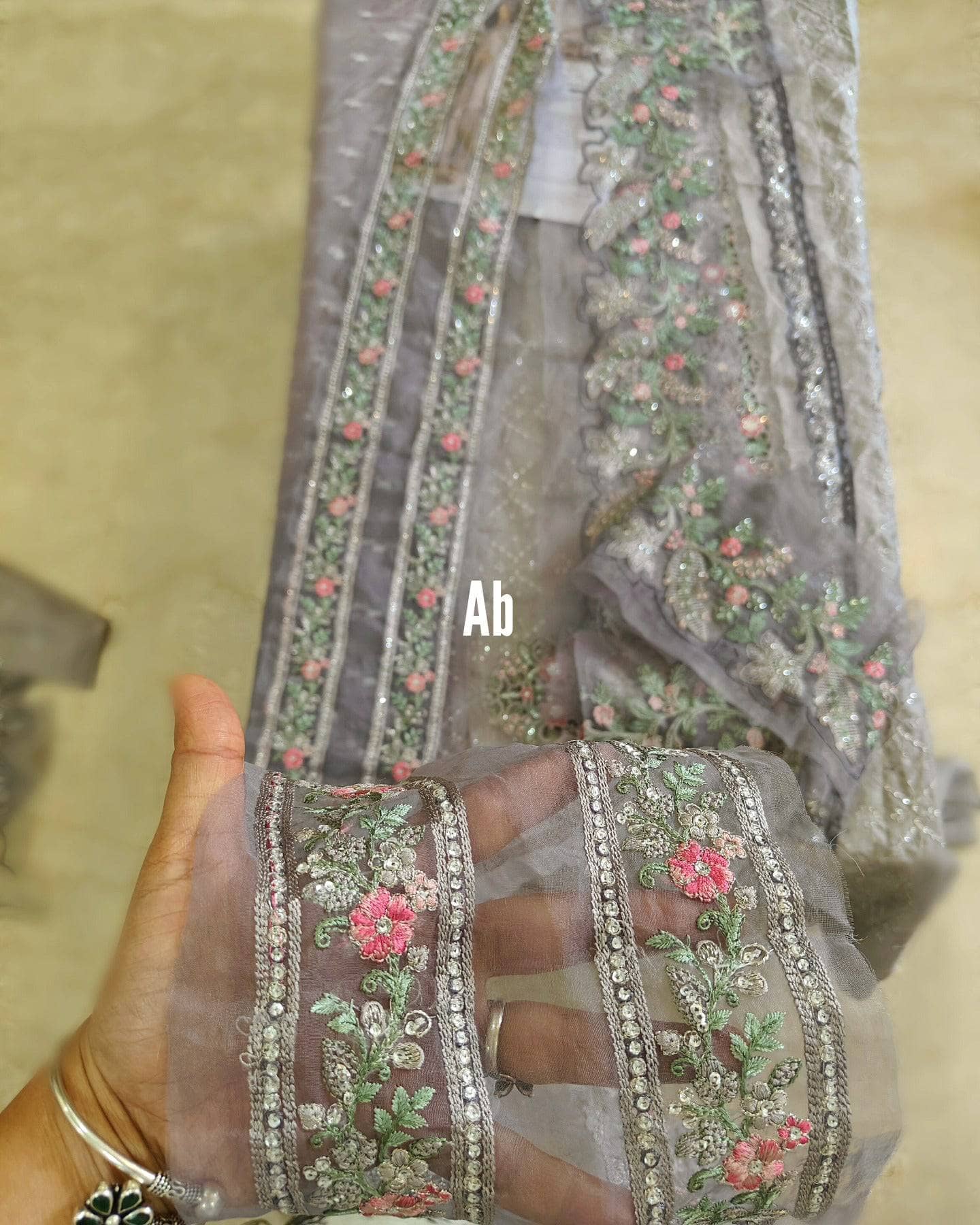 Open Pic/Restocked/Maria B Sateen Vol 2 23/Grey CST-707