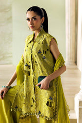Hot🔥Seller/Maria B Soiree Luxury Formals 26/Bemberg Raw Silk Suit/Lime Green