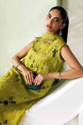 Hot🔥Seller/Maria B Soiree Luxury Formals 26/Bemberg Raw Silk Suit/Lime Green
