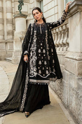 Maria B Soiree Luxury Formals/Black/D3