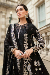 Maria B Soiree Luxury Formals/Black/D3