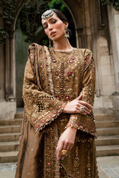 Maria B Soiree Luxury Formals/Brown/D 4