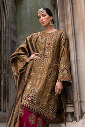 Maria B Soiree Luxury Formals/Brown/D 4