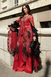 Maria B Soiree Luxury Formals/D6/Red