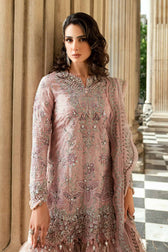 Restocked/Maria B Soiree Luxury Formals/Nude Pink/D 5