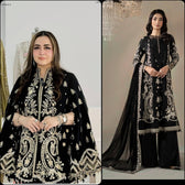 Maria B Soiree spotted Spotted in Maria B Soiree Luxury Formals/Black/D3