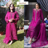 Spotted in Maria B Luxury Lawn 25/2B/Magenta