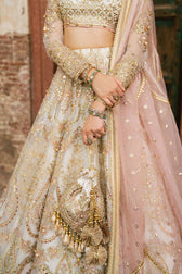 Mohsin Naveed Ranjha Chiffon Pakistani Suit Mohsin Naveed Ranjha 25/Makhfi/Shaadi Collection/Kohinoor/White