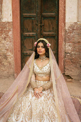 Mohsin Naveed Ranjha Chiffon Pakistani Suit Mohsin Naveed Ranjha 25/Makhfi/Shaadi Collection/Kohinoor/White