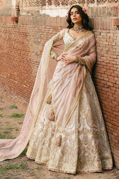 Mohsin Naveed Ranjha Chiffon Pakistani Suit Mohsin Naveed Ranjha 25/Makhfi/Shaadi Collection/Kohinoor/White