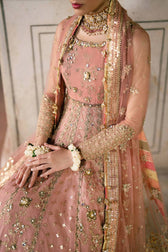 Mohsin Naveed Ranjha Chiffon Pakistani Suit Mohsin Naveed Ranjha 25/Makhfi/Shaadi Collection/Pink/Khushboo