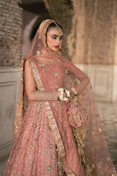 Mohsin Naveed Ranjha Chiffon Pakistani Suit Mohsin Naveed Ranjha 25/Makhfi/Shaadi Collection/Pink/Khushboo