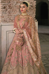 Mohsin Naveed Ranjha Chiffon Pakistani Suit Mohsin Naveed Ranjha 25/Makhfi/Shaadi Collection/Pink/Khushboo