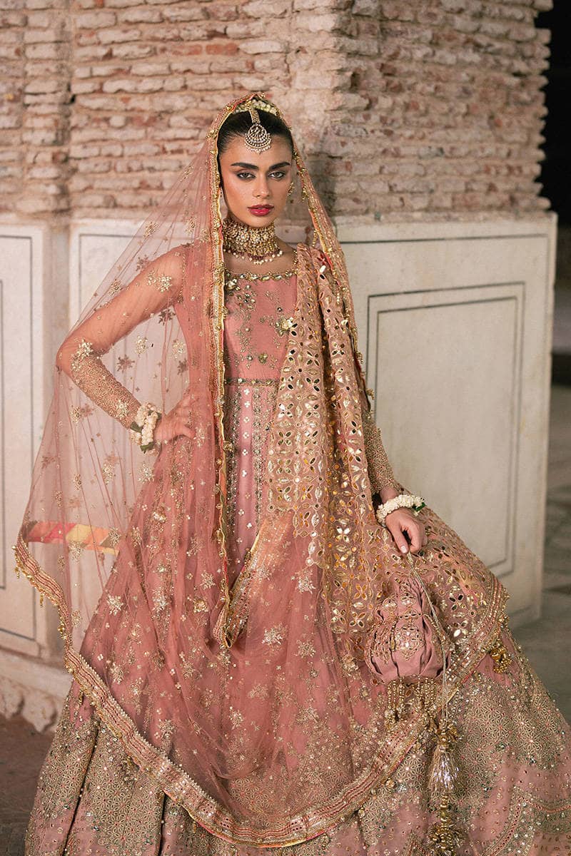 Mohsin Naveed Ranjha Chiffon Pakistani Suit Mohsin Naveed Ranjha 25/Makhfi/Shaadi Collection/Pink/Khushboo