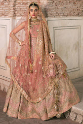 Mohsin Naveed Ranjha Chiffon Pakistani Suit Mohsin Naveed Ranjha 25/Makhfi/Shaadi Collection/Pink/Khushboo