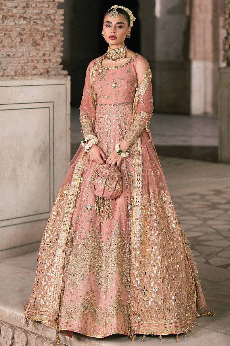 Mohsin Naveed Ranjha Chiffon Pakistani Suit Mohsin Naveed Ranjha 25/Makhfi/Shaadi Collection/Pink/Khushboo