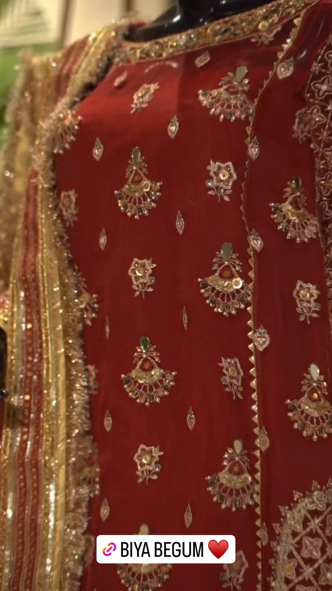 Stitched Look of Unstitched Mohsin Naveed Ranjha/Zarlish/Shaadi Collection/Biya Begum/Size - SM L XL