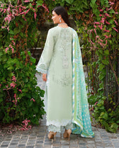 Mushq Amoi Lawn/Love Escape/Mint Green