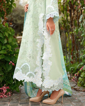 Mushq Amoi Lawn/Love Escape/Mint Green