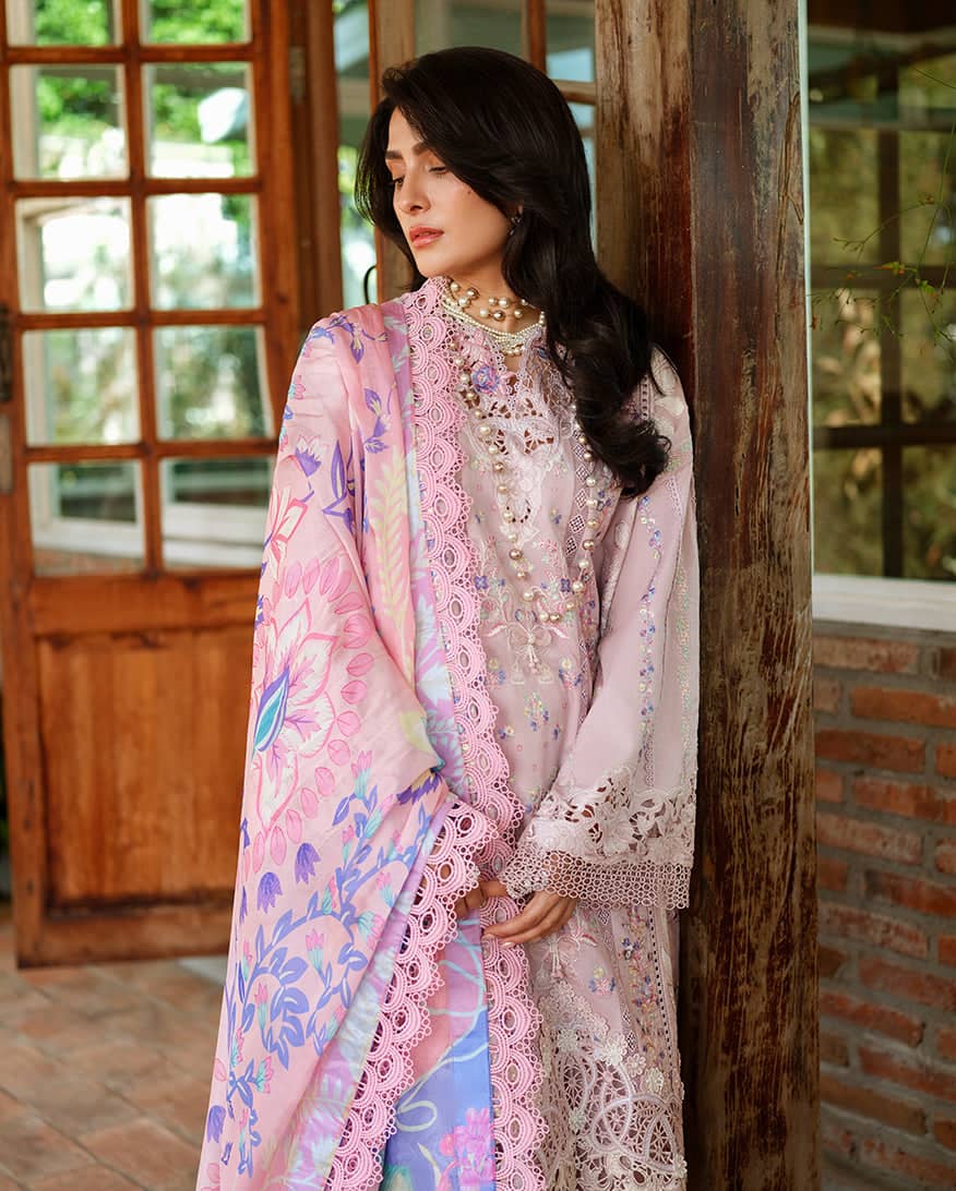 Mushq Amoi Lawn/Opulent Whisper/Mauve Pink