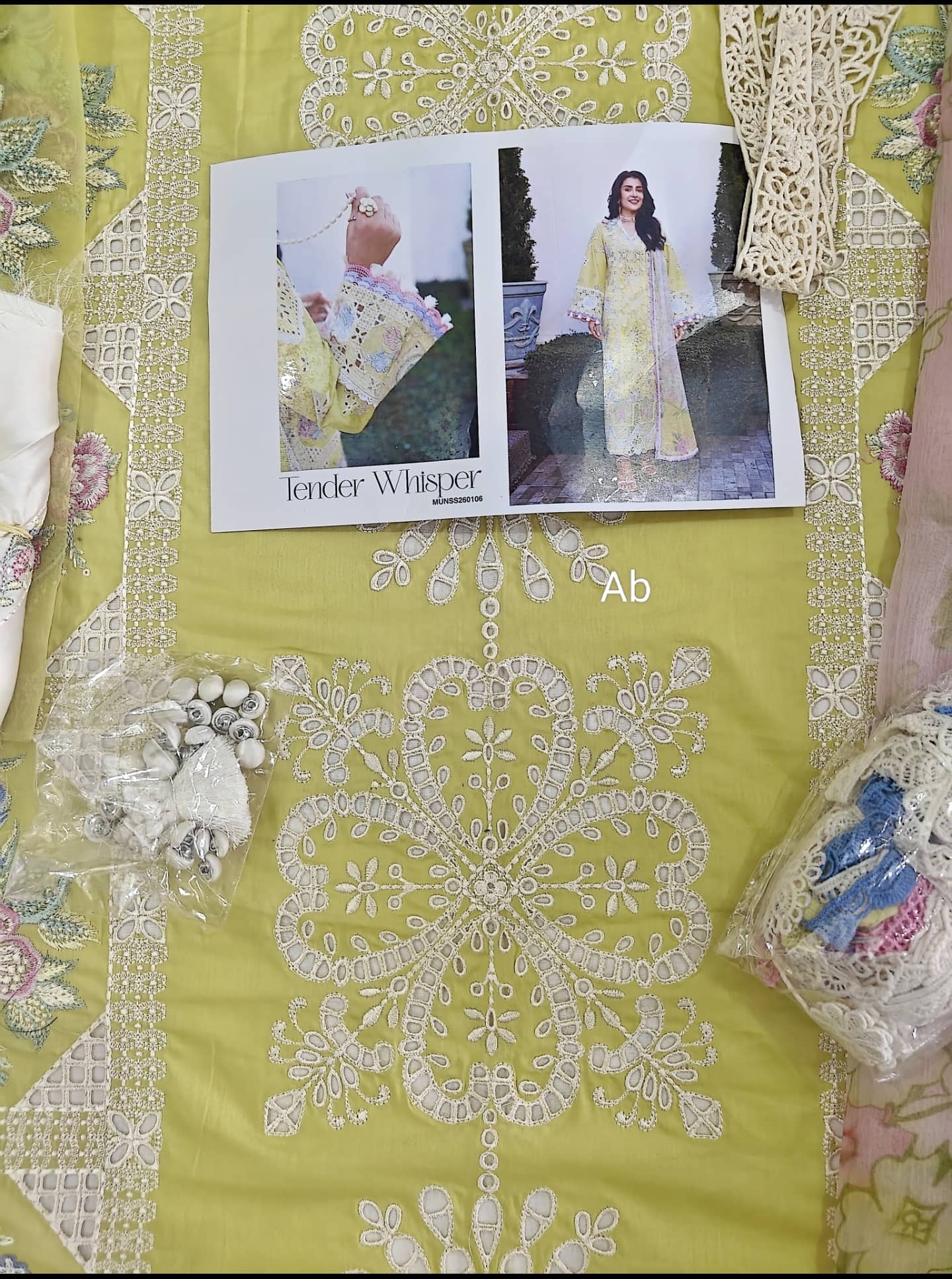Open Pic/Mushq Amoi Lawn/Tender Whisper/Yellow