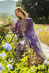 Mushq Hemline 25/Celestial Bloom/Plum