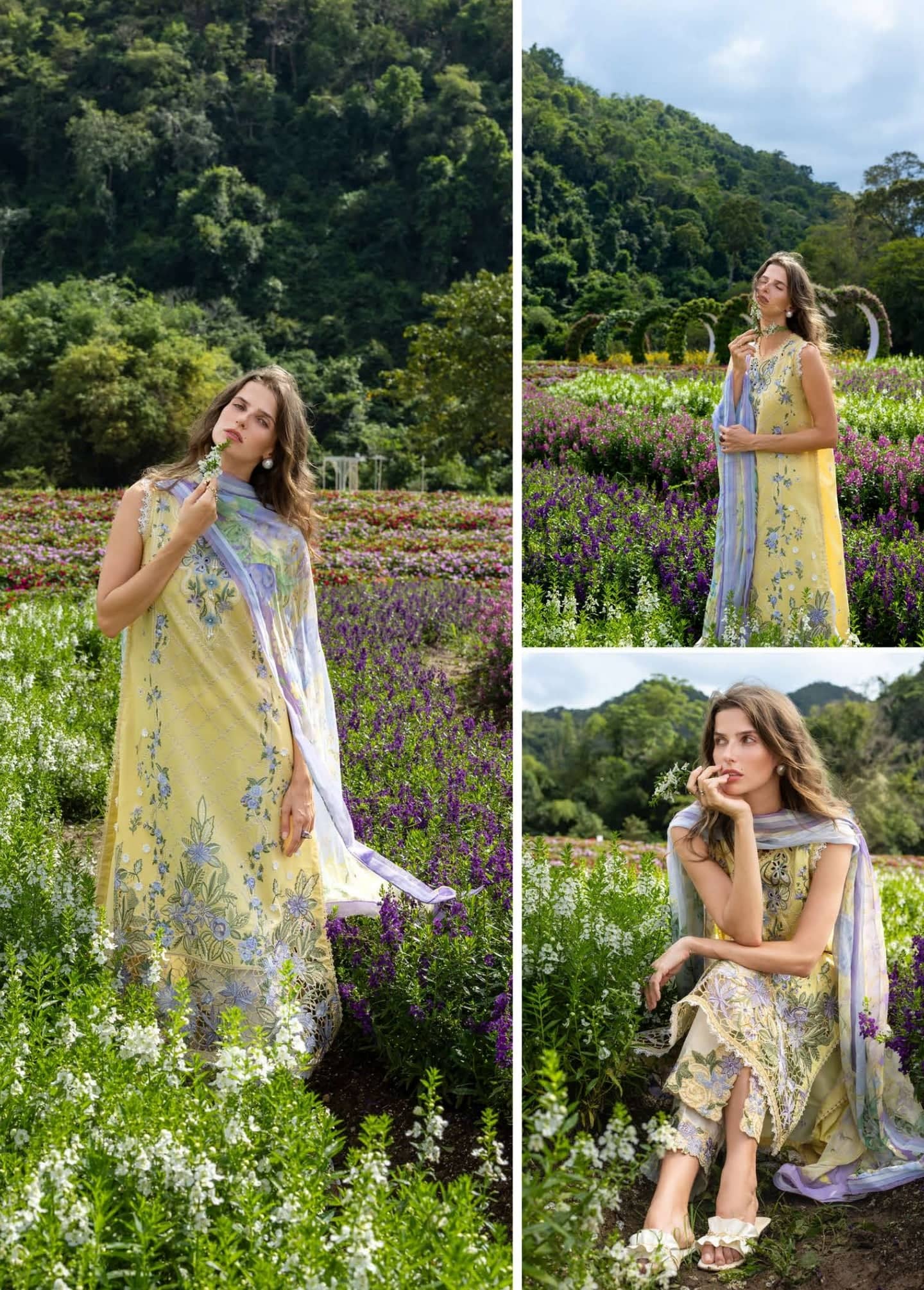 Mushq Hemline 26/Sunlit Meadow