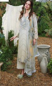 Mushq Hemline 26/Vol 3/Ivory Botanica
