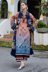 Mushq Hemline Mirasol/Viento Vivi/Peach & Blue