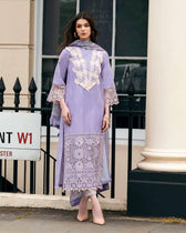 Mushq Hemline Lawn Pakistani Suit Restocked/Hemline Odyssey by Mushq/Bloom Boulevard