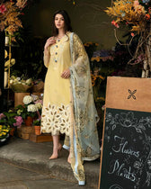 Mushq Hemline Lawn Pakistani Suit Restocked/Hemline Odyssey by Mushq/Sunset Sway