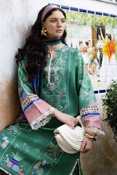 Restocked/Mushq Hemline Mirasol/Floor Jazmin/Green